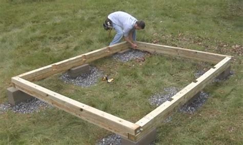 How To Build A Shed On Uneven Concrete