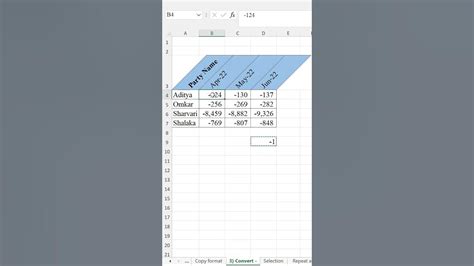 Change Positive Numbers To Negative Or Vice Versa In Excel Youtube