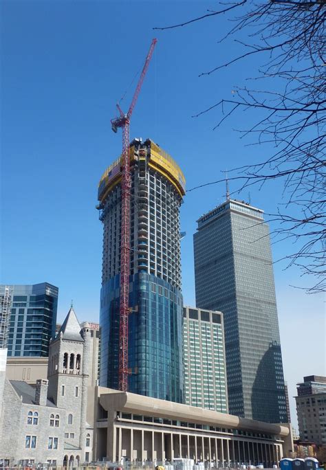 One Dalton Bostons Tallest New Tower Since 1976 Is Almost Done