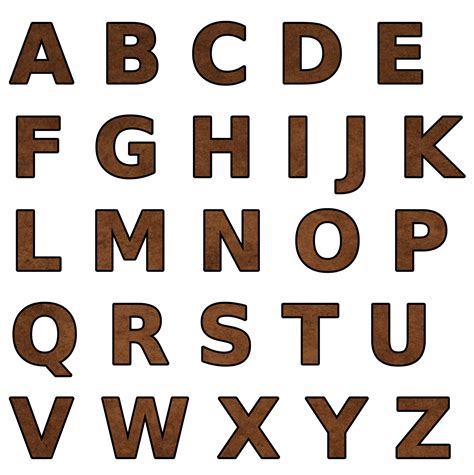 The Alphabet Free Alphabet Letters To Print Alphabet 9f7