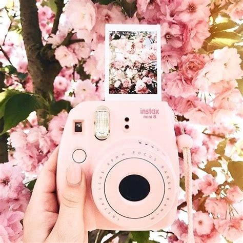 Aesthetic Pink Polaroid Camera Largest Wallpaper Portal