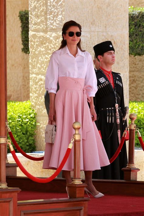 The Jordanian Monarch Queen Rania Made Waves For The Second Time This Week In A Modest Midi