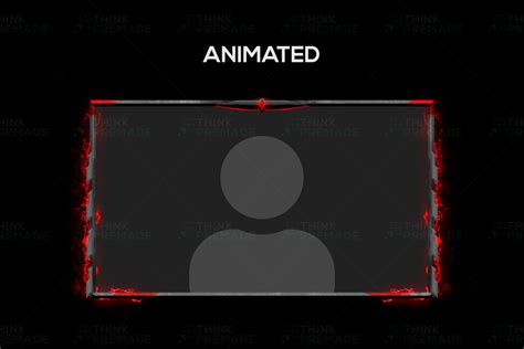 Animated Twitch Overlay Creed Webcam Think Premade