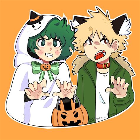 Halloween Bakudeku My Hero Academia Amino