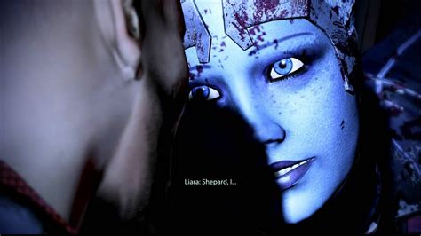 Mass Effect 3 Extended Cut Final Goodbyes Romance Liara Youtube