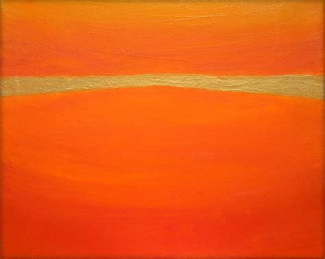 Abstract Painting Contemporary Orange An Painting By Holly Anderson