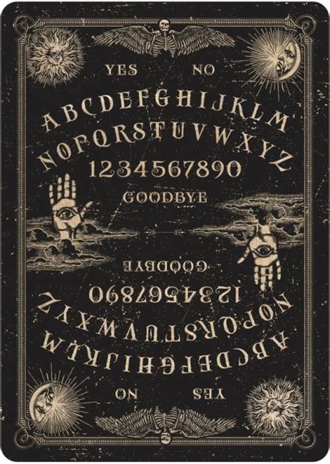 Ouija Board Game Printable