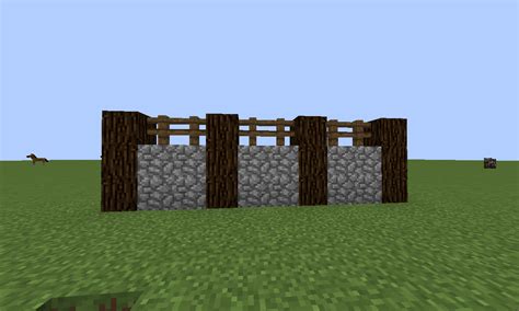 Basic Easy Cheap Walls Small Scale Cobble Logs Stone Brick