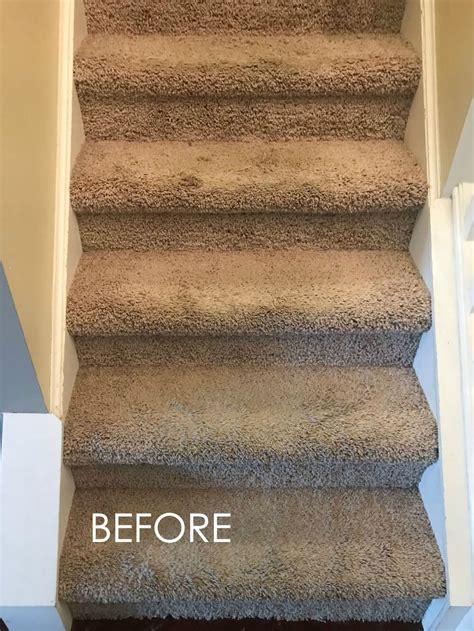 One of the simplest ways is by using a stair carpet protector. How to Replace Carpet with an Inexpensive Stair Runner ...