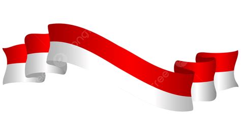 Indonesian Flag Vector Hd Png Images Indonesian Ribbon Flag