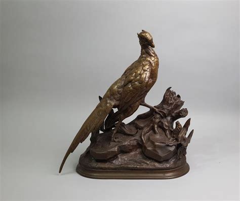 Jules Moigniez 1835 1894 Sculpture Of Pheasant Bronze Catawiki