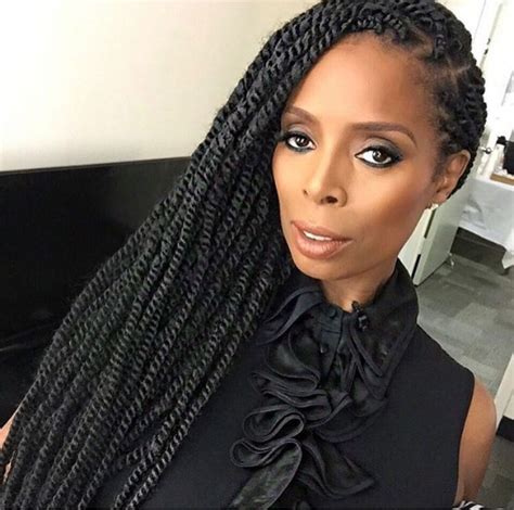Twists 11 Awesome African American Celebrities With Twist Hairstyles