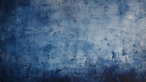 Vintage Navy Blue Wall Texture Background Stucco Grunge Wall Blue