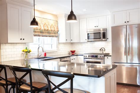 Awash in neutral tones, this contemporary kitchen serves up simplicity in a philadelphia couple's secondary residence in dc. Charming Condo Kitchen - Traditional - Kitchen - New York ...