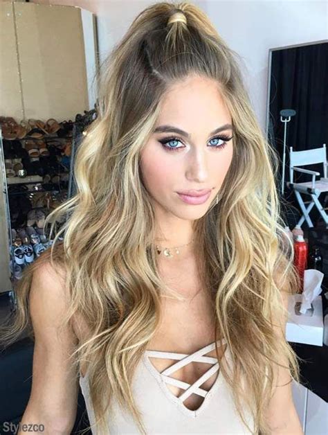 Curly Long Ponytail Hairstyles And Hair Color For 2018 2019 Long Ponytail