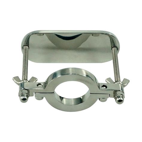 35mm Stainless Steel Scrotum Metal Locking Hinged Cock Ring Cbt Ball Stretchers Weight Chrome