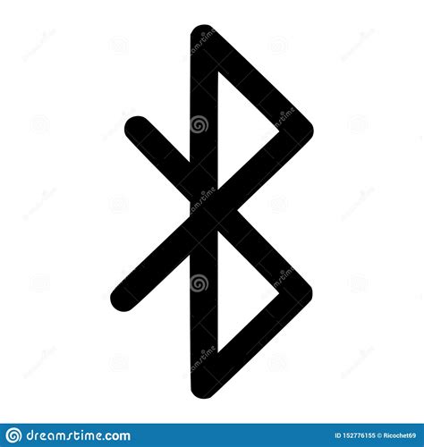 Rune Peace Viking Symbol Icon Editorial Image