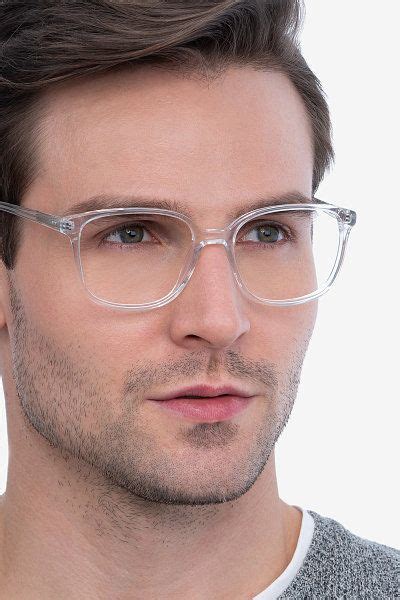 clear square eyeglasses available in variety of colors to match any outfit these stylish full