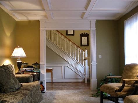 Armstrong is now carrying a wood slatted ceiling system for popcorn ceilings. Basement High-End Ceiling Design Ideas ...