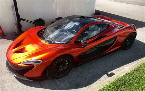 Volcano Orange Mclaren P Sports Car Mclaren Mclaren P