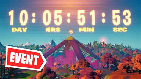 New Fortnite Live Event Countdown Timer The End Chapter 3 Youtube