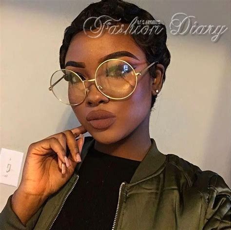 Oversized Clear Lens Glasses Metal Gold Frame Round Large Circle