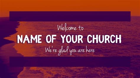 Welcome Church Poster Template Postermywall