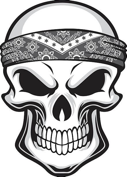 Skull With Bandana Tattoo
