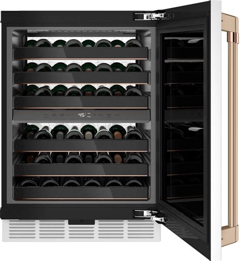 Café 46 Bottle Built In Dual Zone Wine Center With Wifi Matte White