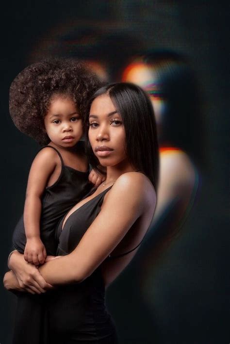 black mother daughter photoshoot outfit ideas ~ matching outfits couples cute via bigorange