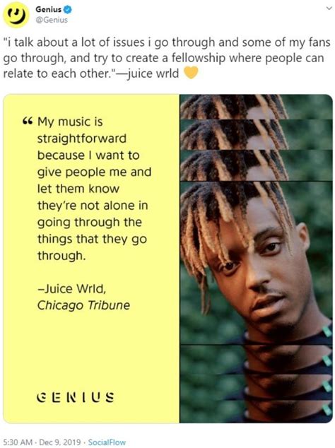 Genius Tweet Juice Wrld Know Your Meme