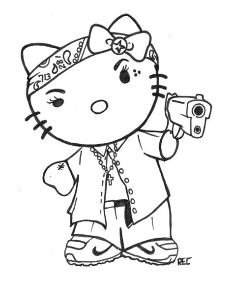Gangster Spongebob Coloring Pages Printable Coloring Pages