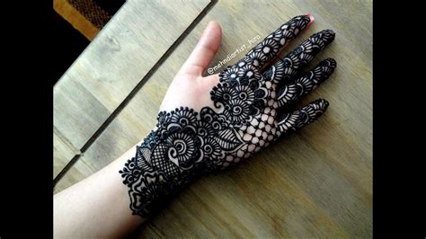 Beautiful Diwali Indoarabic Unique Palm Stylish Simple Latest Henna