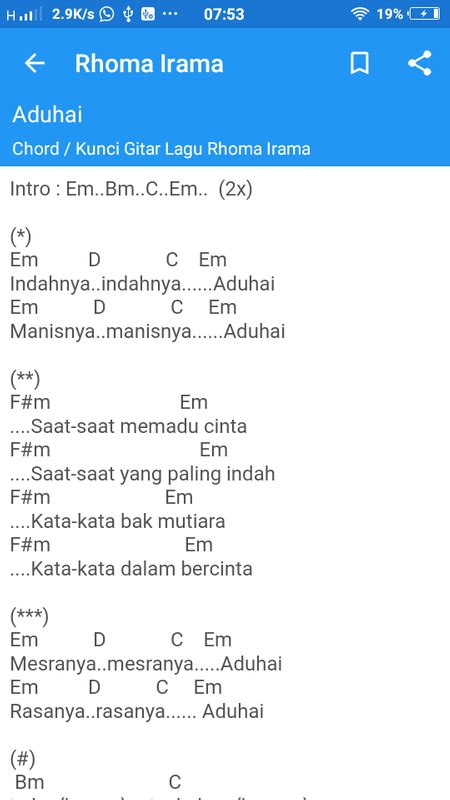 Em d satu kali kau salah melangkah. Kunci Gitar Kopi Dangdut