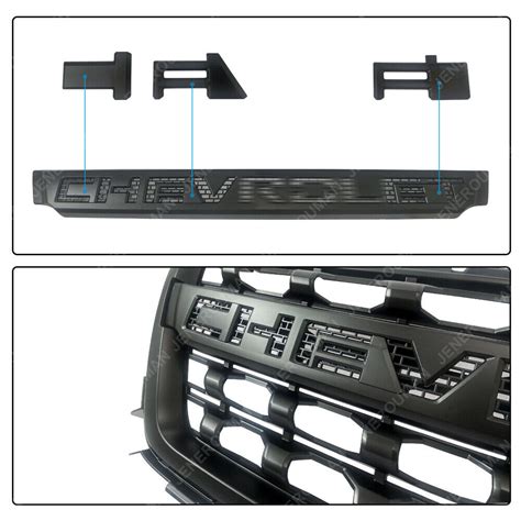 Front Grille Grill Upper Matte Black For 2015 20 Chevy Chevrolet