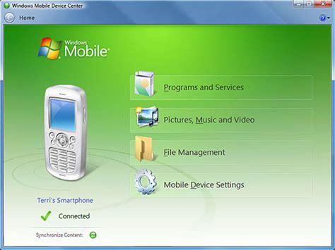 Windows Mobile Device Center Untuk Windows Unduh