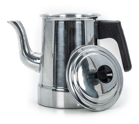 Bule Pequeno 1 L Alumínio Polido Preparar E Servir Café Chá