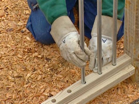 Deck railing with hog wire panels. How to Build a Conduit Fence | how-tos | DIY