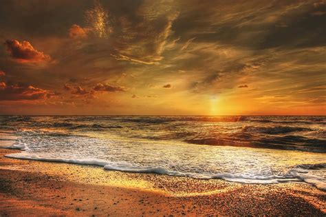 Free Photo Waves Of The Sea Beach Eve Evening Free Download Jooinn