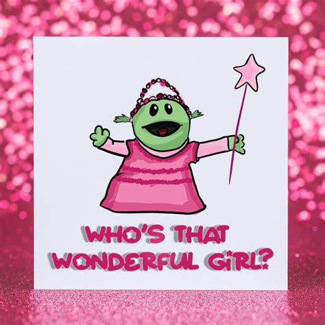 Whos That Wonderful Girl Birthday Card Valentines Day Meme Could She
