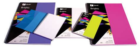 Quill A4 Visual Art Diary Drawing Sketch Book 120 Pages 110gsm Acid