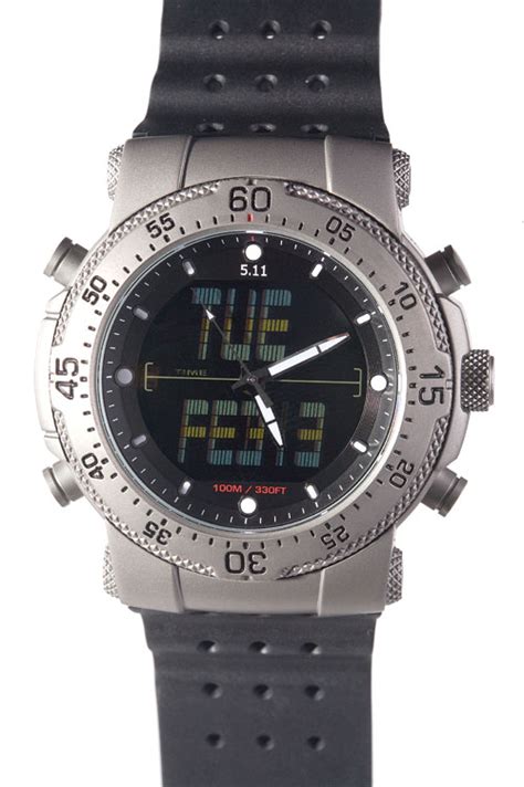 5 11 tactical h r t titanium watch 59209