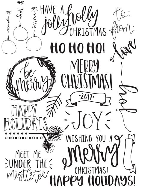 Christmas Photo Overlays Free Font Christmas Lettering Christmas