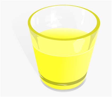 Yellow Water In Cup Clip Art Library