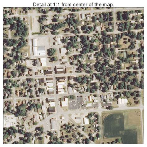 Aerial Photography Map Of Farmer City Il Illinois