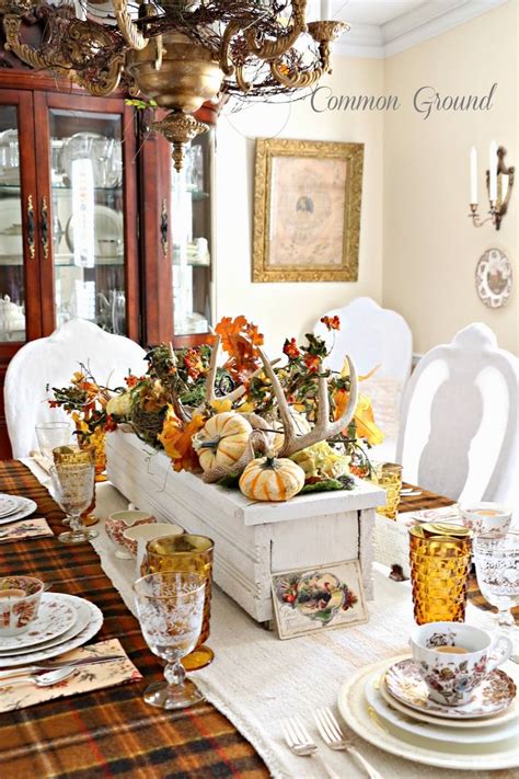 Nature Inspired Thanksgiving Tablescape Thanksgiving Table