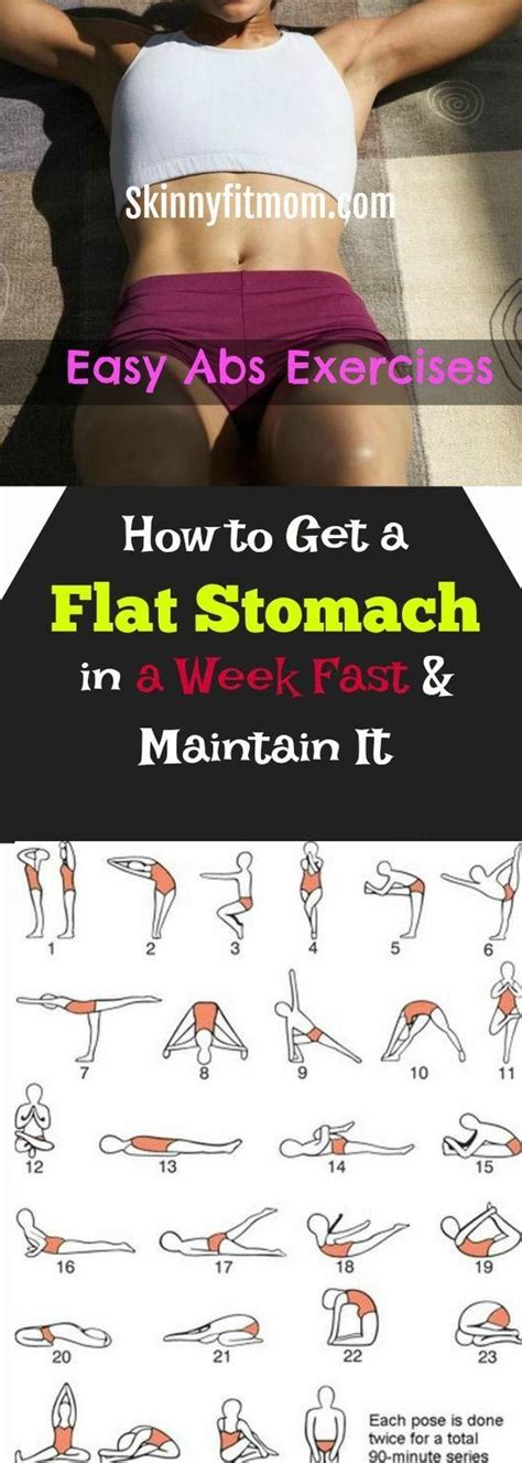 How To Get A Flat Stomach Fast 3 Flat Stomach Easy Ab Workout