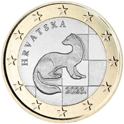 Kroatien 1 Euro Münze 2023 Euro Muenzentv Der Online Euromünzen
