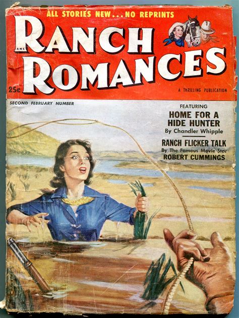 Ranch Romances Nd February Quicksand Cover Robert Moore Williams Vg Magazine