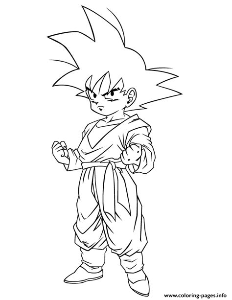 Dragon ball z coloring pages. Cool Dragon Ball Gohan Coloring Page Coloring Pages Printable
